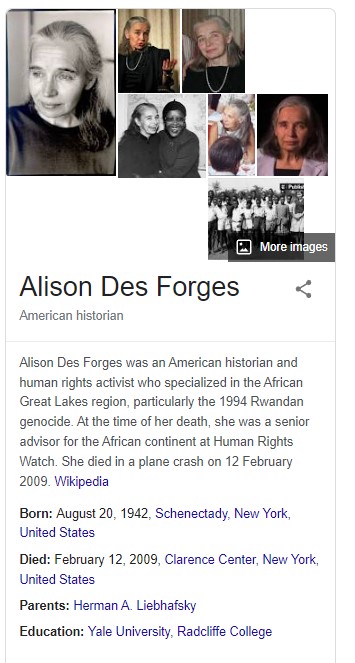 Alison Des Forges 