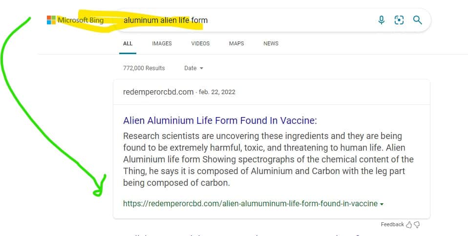 Alien Aluminum Alien LIfe Form